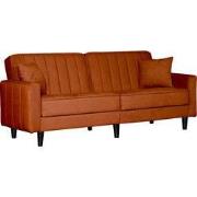 Zydante® Sofabed Lisboa - Oranje - 214x85x90 cm