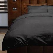 Zydante® Dekbedovertrek Emboss Geometric 200x220 cm - Zwart - met 2 Ku...