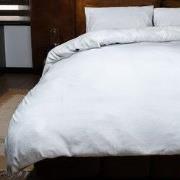 Zydante® Dekbedovertrek Emboss Crocodile 200x220 cm - Wit - met 2 Kuss...