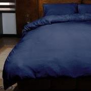 Zydante® Dekbedovertrek Emboss Crocodile 140x220 cm - Donkerblauw - me...