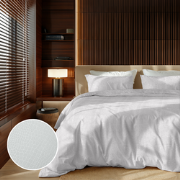 Zydante® Dekbedovertrek Emboss Crocodile 200x220 cm - Zilver Grijs - m...