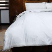 Zydante® Dekbedovertrek Emboss Rainbow 200x220 cm - Wit - met 2 Kussen...