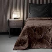 Flanel Velvet Easy Dekbed - Bruin - 140x200 cm