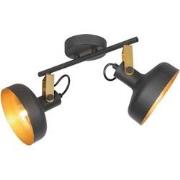 Steinhauer - wandlamp - Prato - zwart - metaal - opbouwspot - E14 - 41...