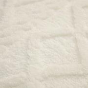 Dekbedovertrekset Jacquard Teddy Whisper White - 140x200/220+1*60x70 c...