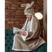 Zydante Home® - Kids Cape - Corduroy Rib - Taupe - 100x130 cm