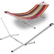 Stevige Verstelbare Hangmatstandaard Staal - 300-340x100 cm - 150kg ma...