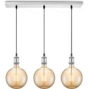 Home sweet home hanglamp Vintage 3L Beam Globe g180 - amber