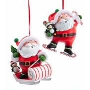 Ornament plastic kerstman l10cm