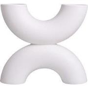 QUVIO Vaas x vorm – Keramiek – Wit