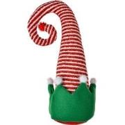 Clayre & Eef Kerstdecoratie Kerstmuts 35 cm Rood Stof
