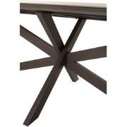 Prado ceramic dining table top barrel terre 240x105x75 cm