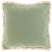 Kussen mare l45b45 cm tea green.