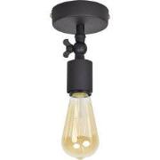 Plafondlamp Bulby vintage black