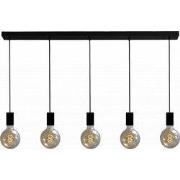 Hanglamp Bulby 5-lichts Zwart