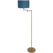 Mexlite - vloerlamp - Bella - brons - metaal velours stof - Ø 45cm - E...
