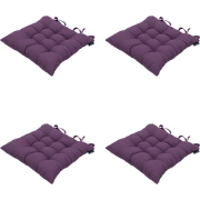 Madison -  Zitkussen Panama purple - Ca. 46x46 cm - Set van 4
