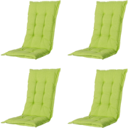 Madison -  Tuinstoelkussen Hoge Rug Panama lime - Ca. 123x50 cm - Set ...