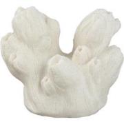 PTMD Lamp Graeme - 14x11x12 cm - Polyester - Wit