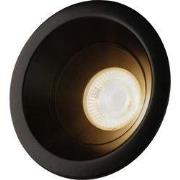 Deep Deco spot richtbaar + LED Module 8W 2700K, zwart,