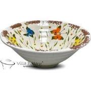 Villa Pottery  Babette Butterfly Schaal Mix
