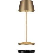 Sompex | Seoul Micro RC| Goud geborsteld | oplaadbare tafellamp |