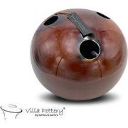 Villa Pottery  Bruin Cognac vaas Marrakech - H22