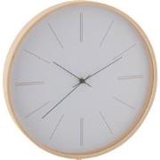 J-Line - Klok Chris Hout Naturel - 40x40x5cm