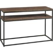 J-Line - Console Hout/met Bruin+zwart - 120x40x79cm