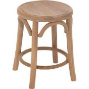 J-Line - Kruk Ali Teak Hout Naturel - 34x34x50cm