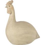 J-Line - Kip Poly Beige Large - 41.5x28x48cm