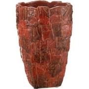 J-Line - Vaas Akane Keramiek Rood Large - 25x25x36.5cm