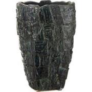 J-Line - Vaas Aoki Keramiek Benzine Groen Large - 25x25x36.5cm