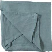 J-Line - Hoes Voor Poef Monaco Linnen Jeans Blauw - 105x104x49cm