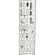 J-Line - Wanddeco Theelichthouder Metaal/spiegel Grijs Large - 36x121x...