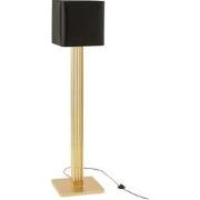 J-Line - Lamp Moderna Goud Metaal/mdf/textiel - 37x37x159cm