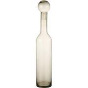 J-Line - Fles Deco Norma Glas Grijs Large - 14x14x75cm