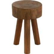 J-Line - Kruk Boby Gerecycleerd Hout Naturel - 30x30x45cm