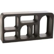 J-Line - Console Cave Mangohout Zwart - 146x35x75cm