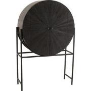 J-Line - Bar Shanil Gerecycleerd Hout/mdf Zwart - 105x38x160cm