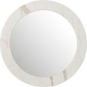 J-Line - Spiegel Marmer Mdf/glas Wit Large - 80x80x2.5cm