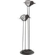 J-Line - Decoratie Vogels Metaal Zwart Small - 13x13x54cm