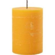 J-Line - Buitenkaars Pilaar Paraffine Geel Medium-95uren - 21x15x15cm