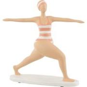 J-Line - Vrouw Yoga Stretch Poly Oranje - 29.5x10x30cm