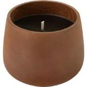 J-Line - Buitenkaars Cement Bruin Large - 48u - 20.5x20.5x16cm