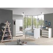 LUCEVI - Kiddy Babybed 60x120 cm + Commode 3 Laden + 2 Deurs Kleerkast...