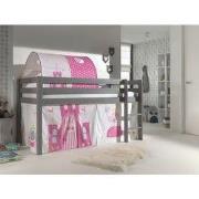 LUCEVI - Pino Halfhoogslaper H115CM + Ladder + Princess Gordijntjes + ...