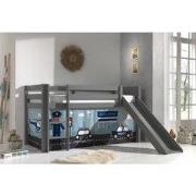 LUCEVI - Pino Halfhoogslaper H115CM + Ladder + Glijbaan + Police Gordi...