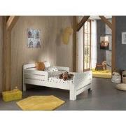 LUCEVI - Jumper Doorgroeibed + Matras - Wit - 60x140/ 90x200 cm
