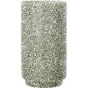 J-Line - Windlicht Glitter Glas Zilver Large - 13x13x25cm